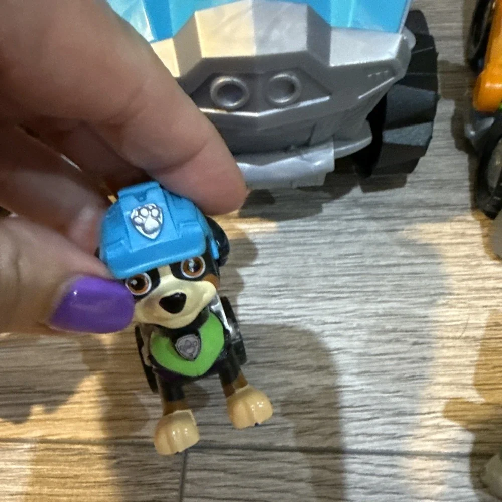 Paw Patrol Lot Of 3 Vehicles With Characters